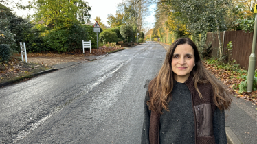 Ayesha on St John's Hill  Road